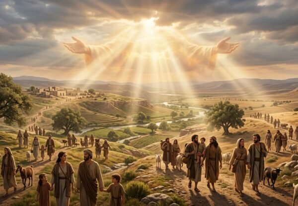 People_spreading_on_earth