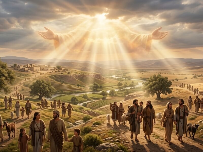 People_spreading_on_earth