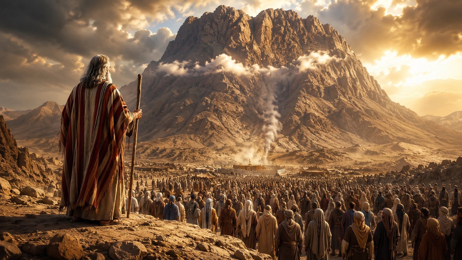 Moses in Mount Sinai
