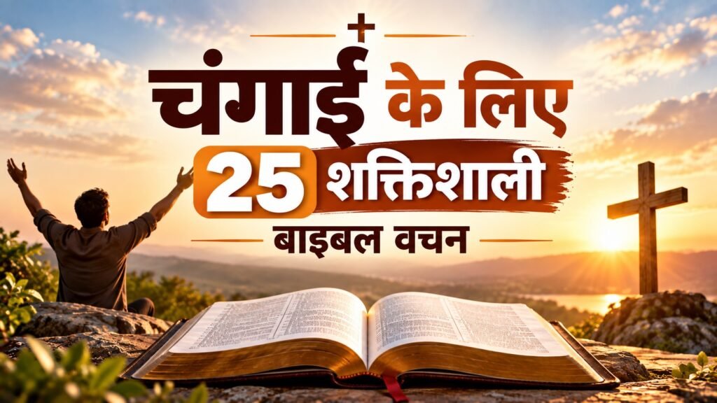 चंगाई के लिए 25 शक्तिशाली बाइबल वचन