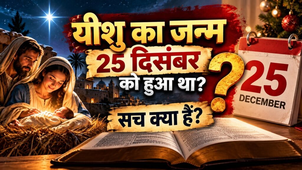 यीशु का जन्म 25 दिसंबर को हुआ था? सच क्या है