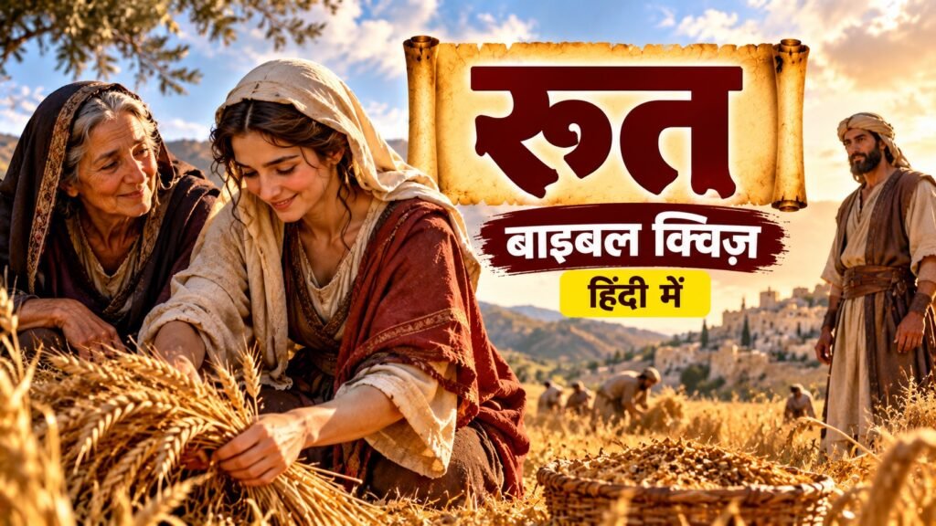 रूत बाइबल क्विज़ हिंदी में | 10 प्रश्न और उत्तर