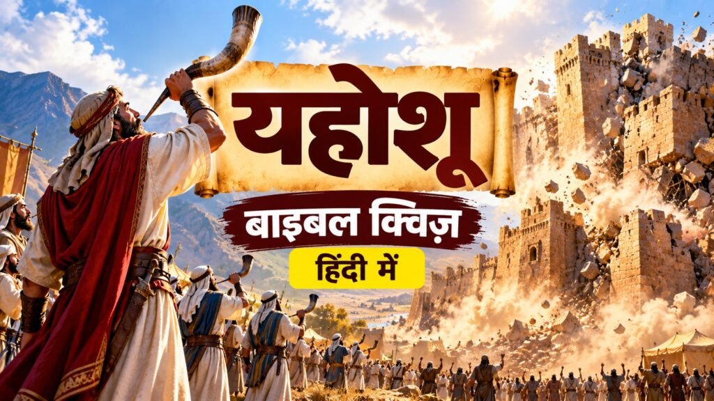 यहोशू बाइबल क्विज़ हिंदी में | प्रश्न और उत्तर